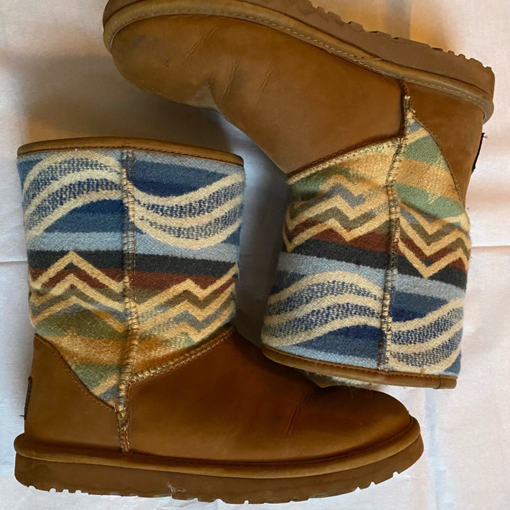 ugg classic short in aztec pendelton